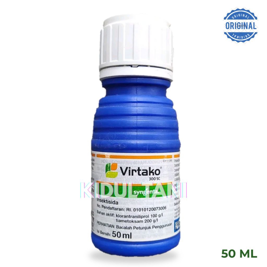 Virtako 300 SC 50ml insektisida original syngenta pembasmi ulat, sundep, wereng, beluk / virtako 50m