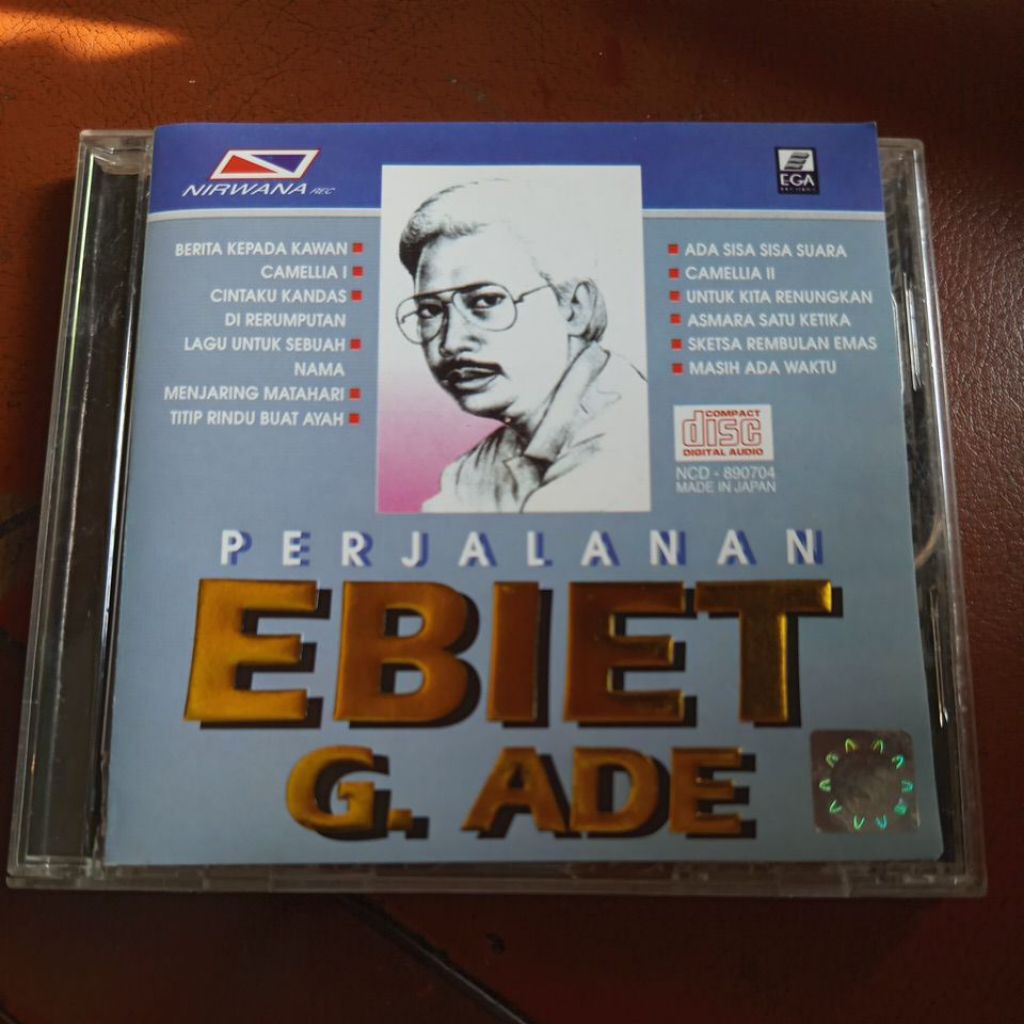 CD Musik PERJALANAN EBIET G ADE