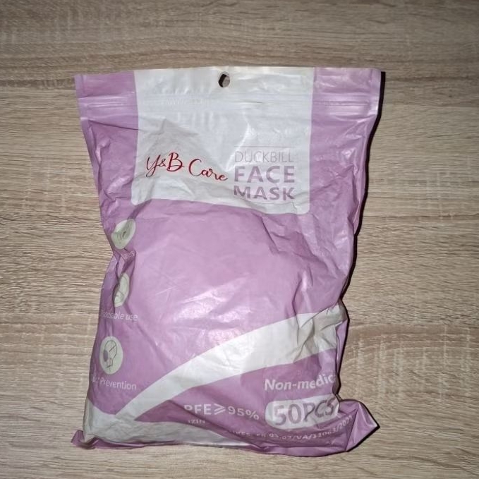 Y&B Care Duckbill face mask 50pcs