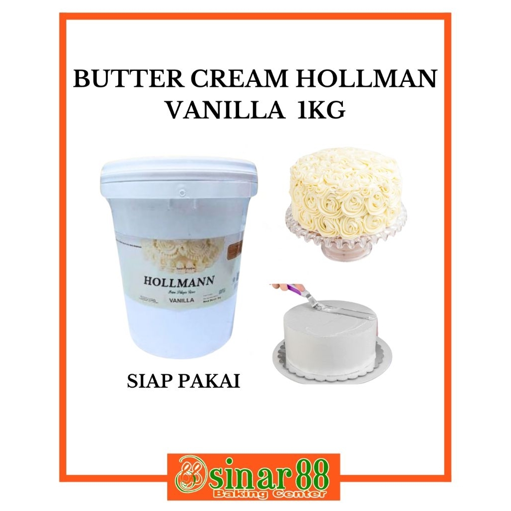 

Butter Cream Hollman Vanilla 1kg