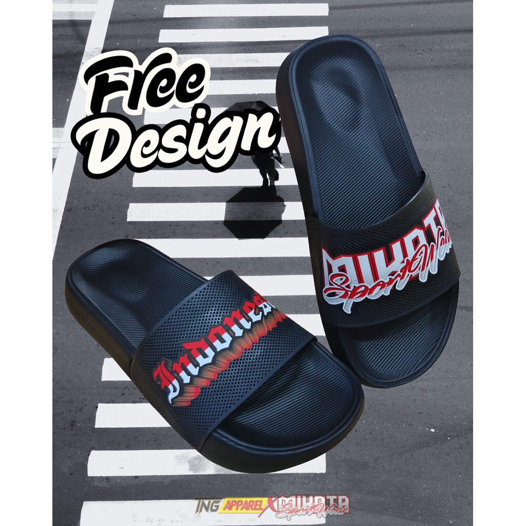 Sandal Slop custom suka suka