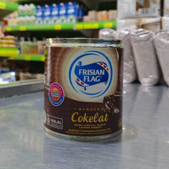 

FRISIAN FLAG FULL CREAM BENDERA SUSU KENTAL MANIS KALENG COKLAT - 370 GRAM