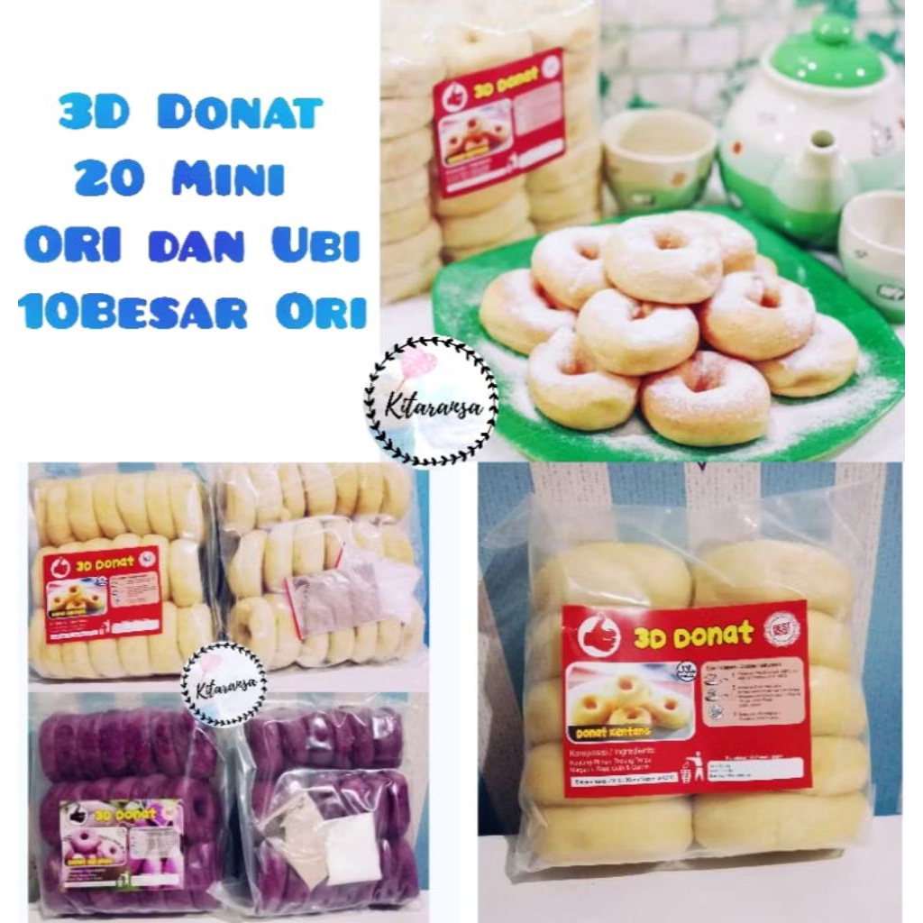 

Donat 3D/Donat/Donat Frozen/Donat Kentang