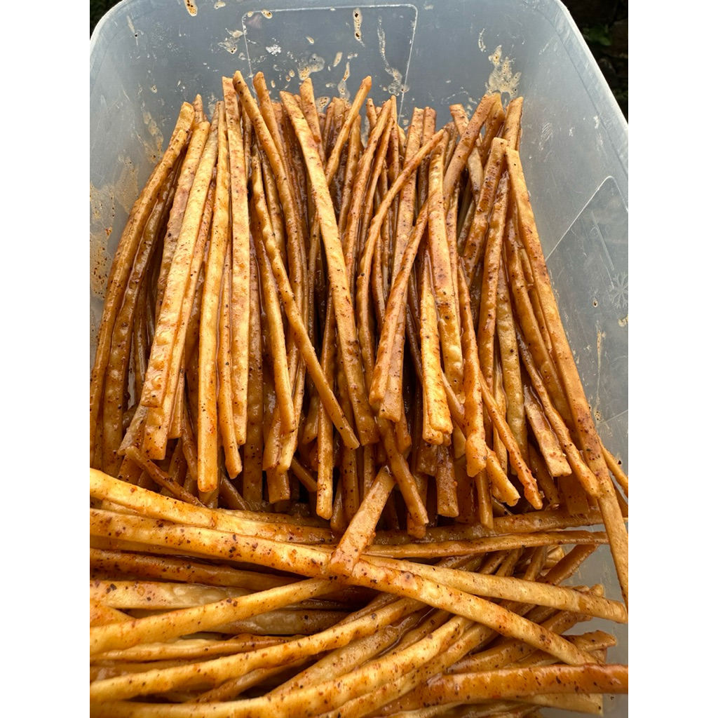 

mie lidi bumbu basah pedas asin jajan viral