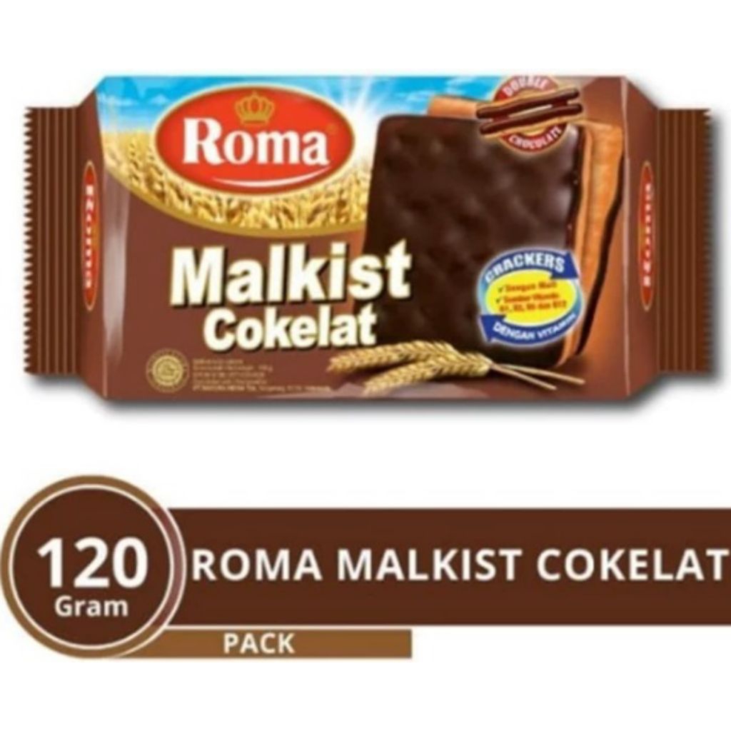 

Roma Malkist Cokelat 120 Gram