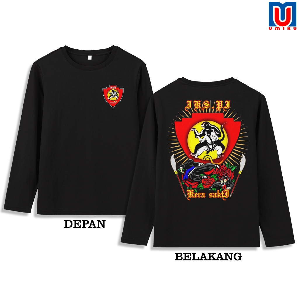 KAOS IKSPI KERA SAKTI - KAOS LENGAN PANJANG ATASAN TERBARU KAOS DEWASA T-SHIRT UNISEX IKSPI