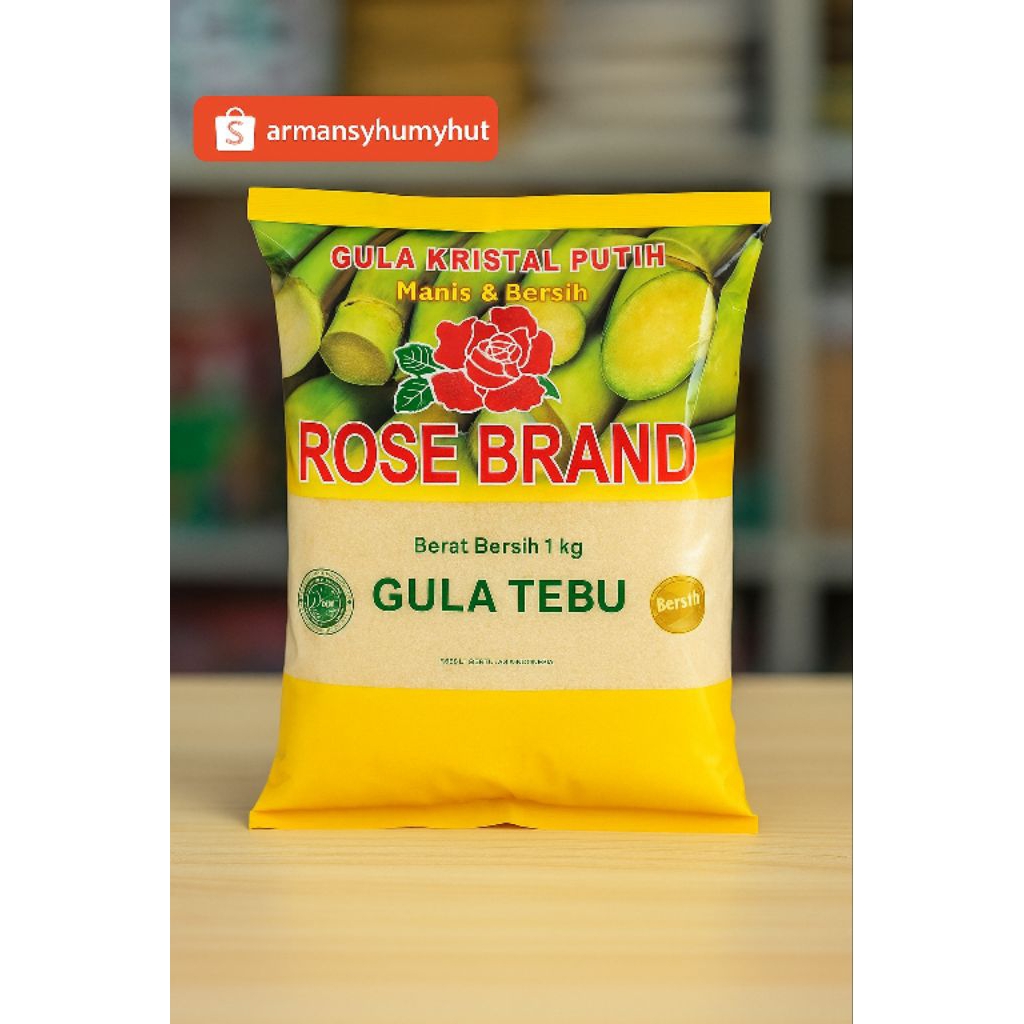 

Gula Pasir Premium & Gula Tebu Rose Brand 1kg - Gula Kristal Putih Berkualitas