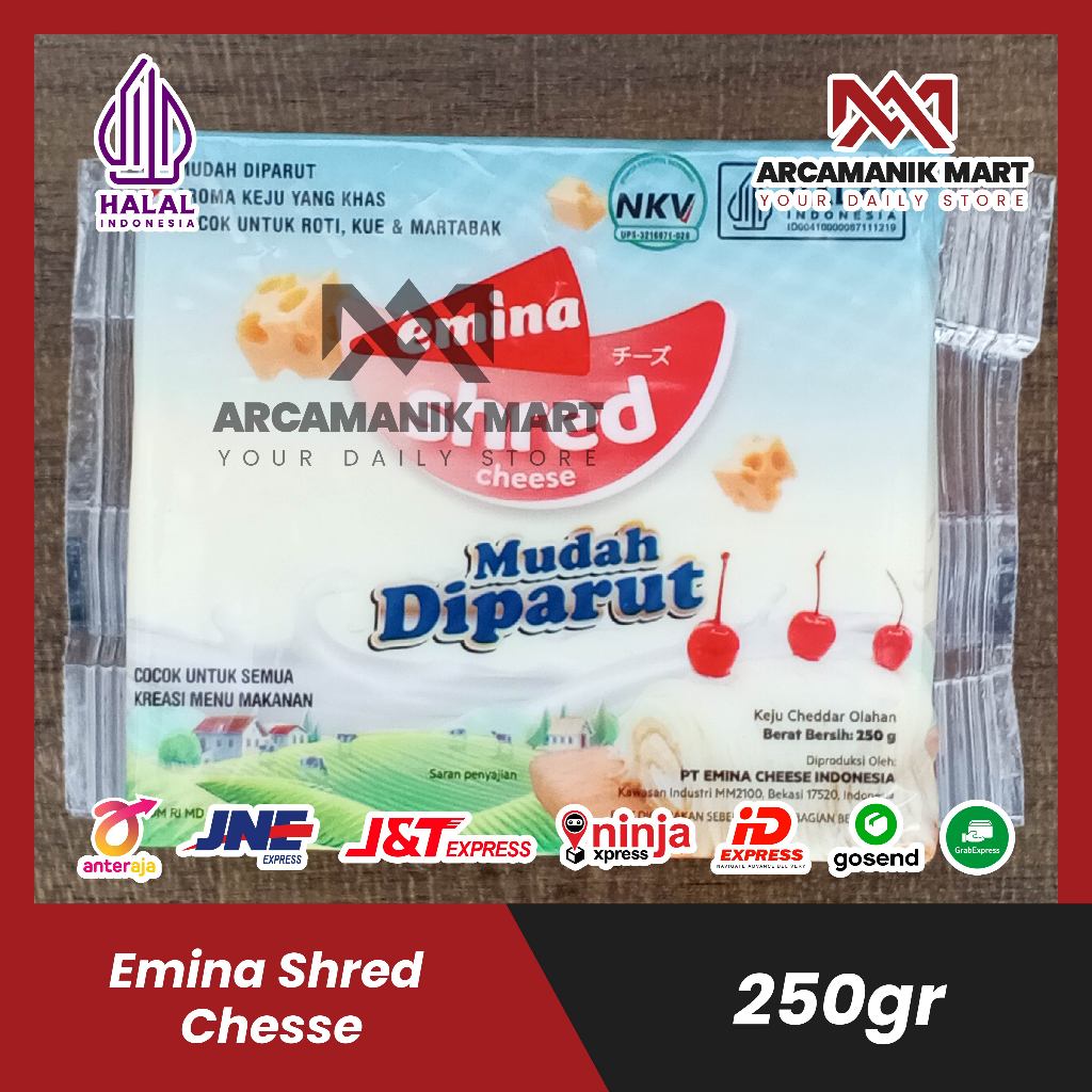 

Emina Cheddar 250gr / KEJU CHEDDAR EMINA 250gr