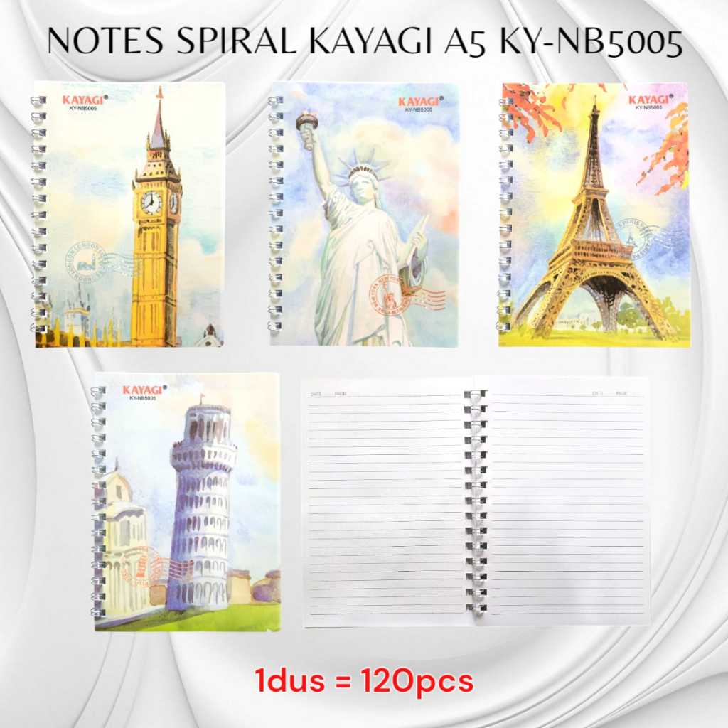 

NOTES SPIRAL KAYAGI A5 KY-NB5005