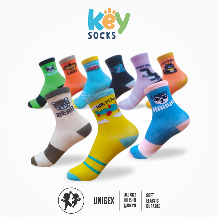 Kaos Kaki Anak TK / SD Cewek Cowok Motif Karakter