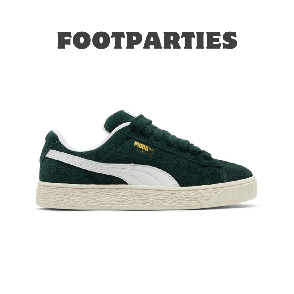 puma clasic suede xl hairy green