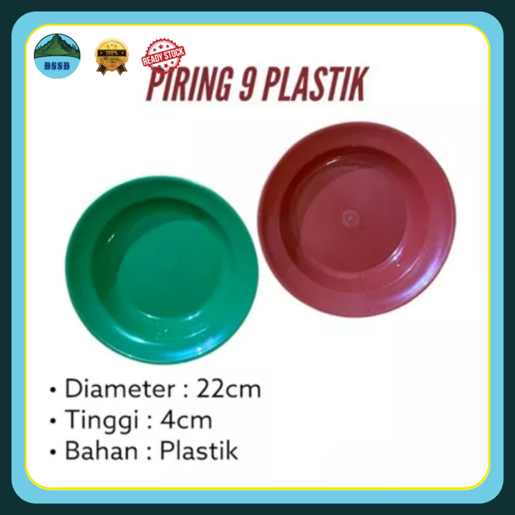 Piring Plastik | Piring Plastik Tebal | Piring Makan | Piring Anti Pecah