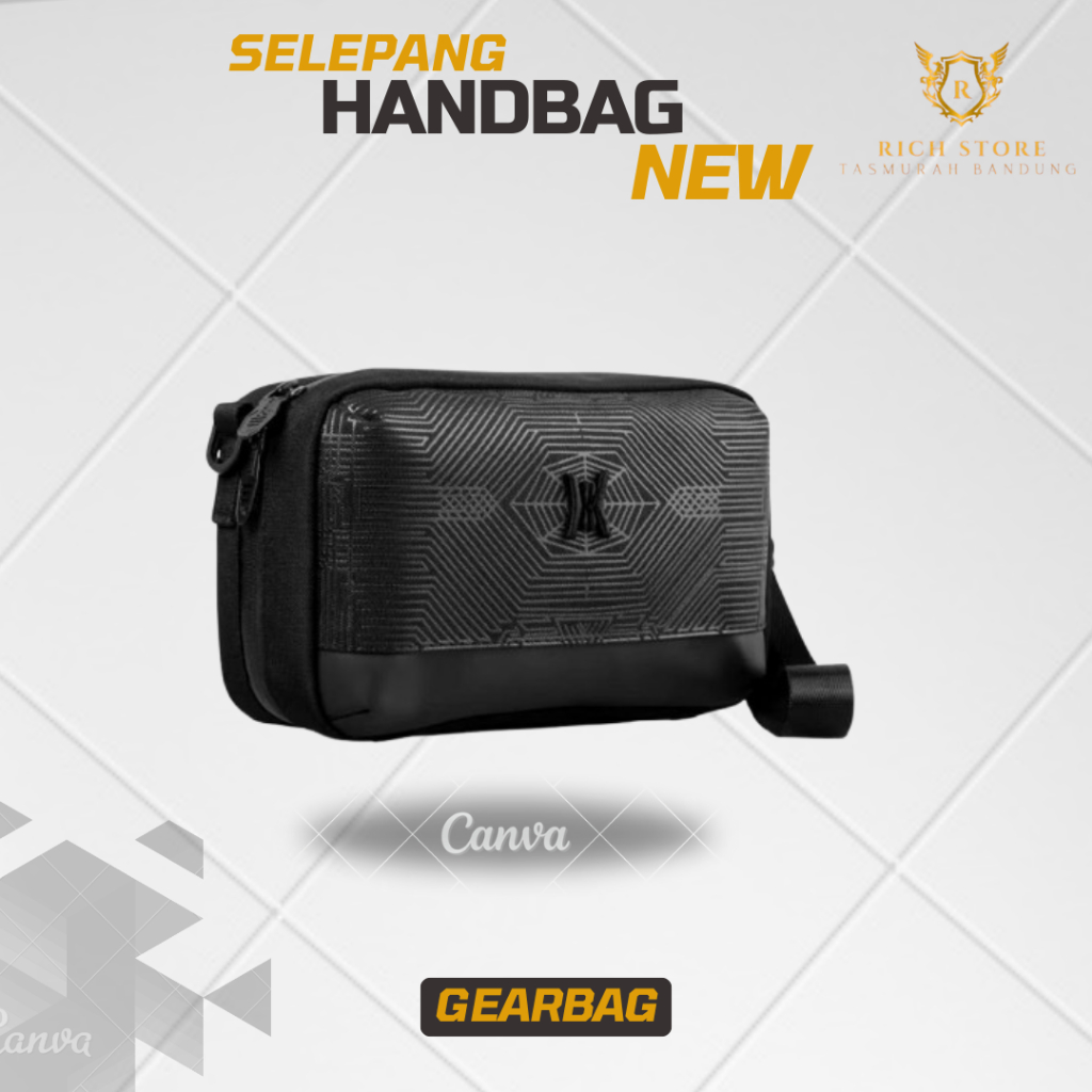 HANDBAG HERO TAS CLUTCH ANTI BARA & ANTI AIR / TAS SELEMPANG PRIA