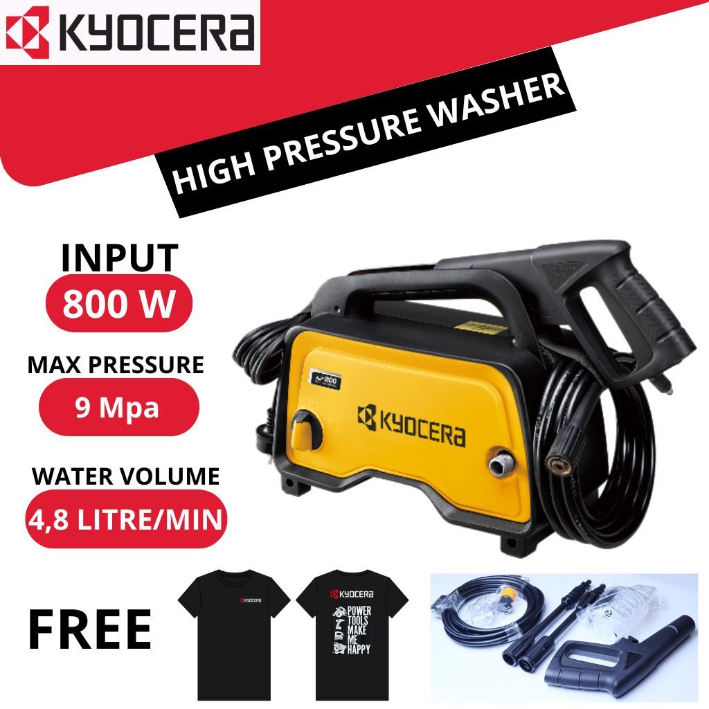 Kyocera AJP-800 Steam Cuci Mobil - Jet High Pressure Cleaner Pump Washer