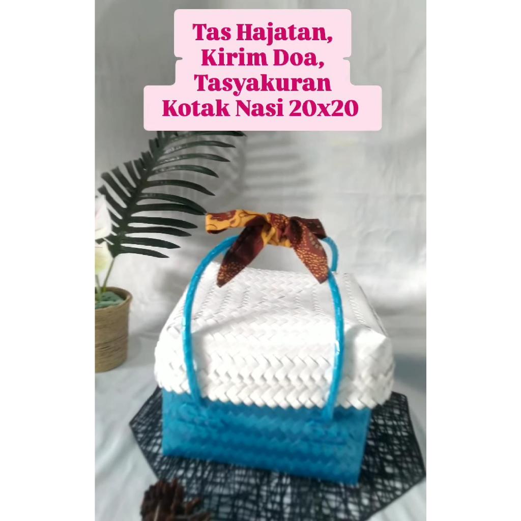 

Tas Besek Glossy plastik hajatan selamatan syukuran 1000 harian