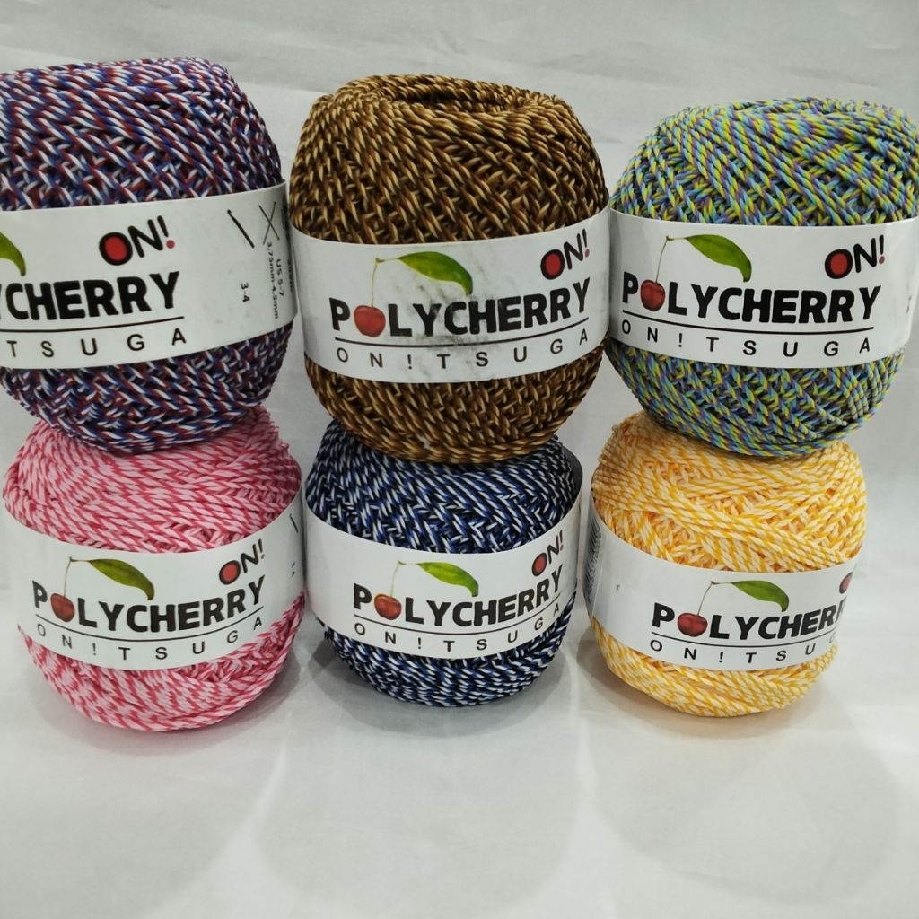 Benang Rajut polycherry Sembur