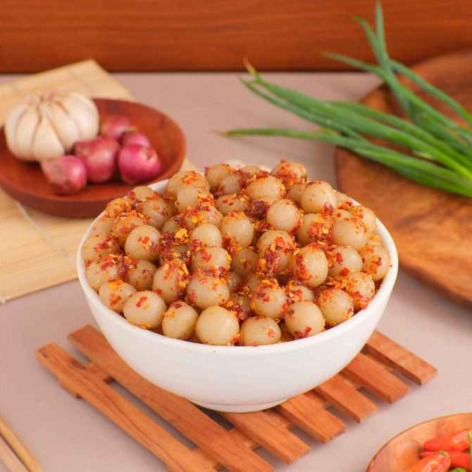 

Geli Food - Cimol Bojot Original Asli Gurih Pedas Khas 200gr