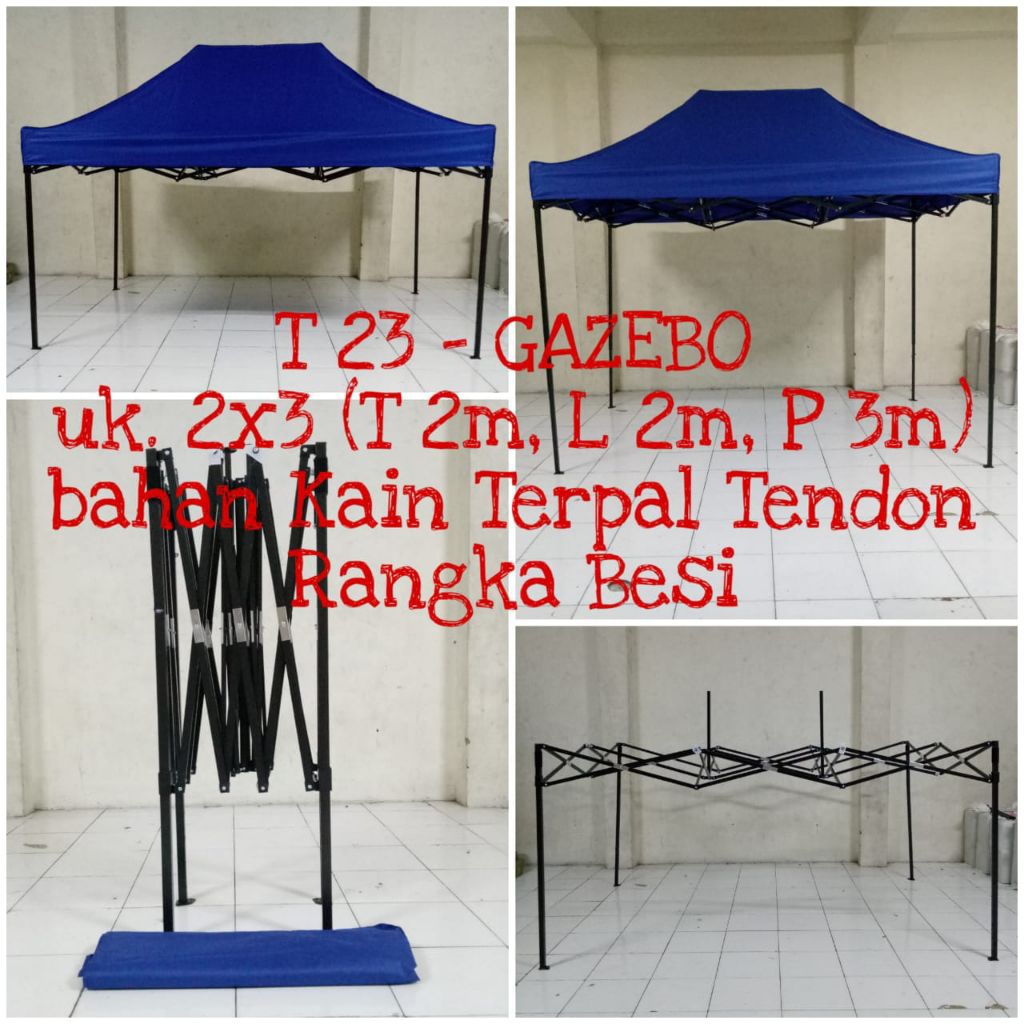 GAZEBO / TENDA / PAYUNG RANGKA BESI