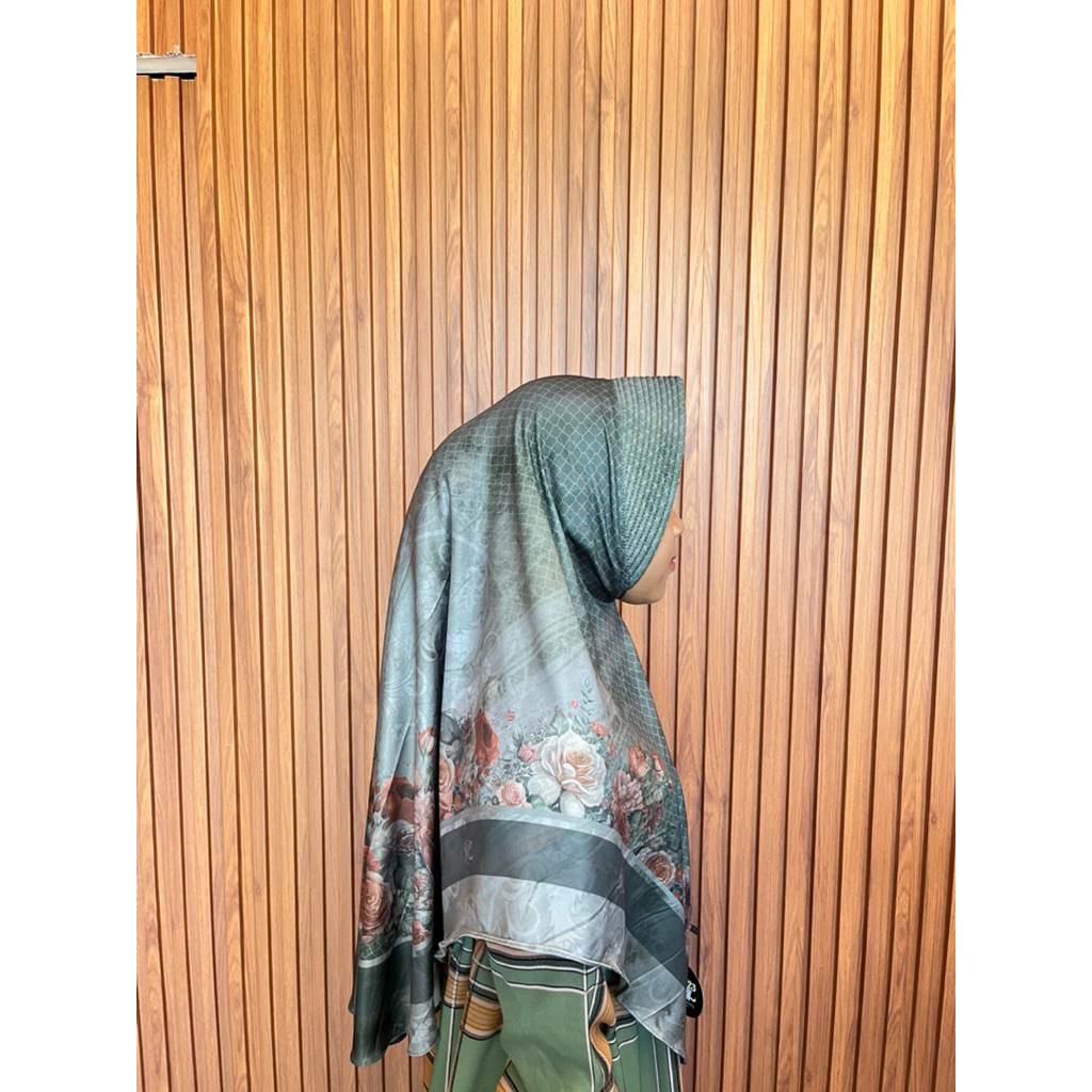 jilbab dewasa instan motif bunga-bunga