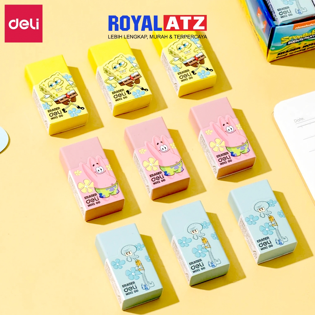 

Deli Penghapus Pensil / Eraser Pencil (Penghapus Karet) Deli H01200 Warna / Colorfull Eraser