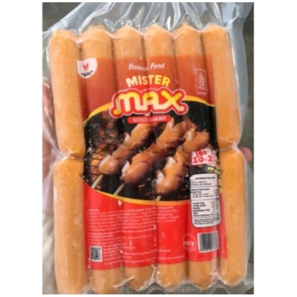 

Mister Max sosis bakar mini 500gr isi 12