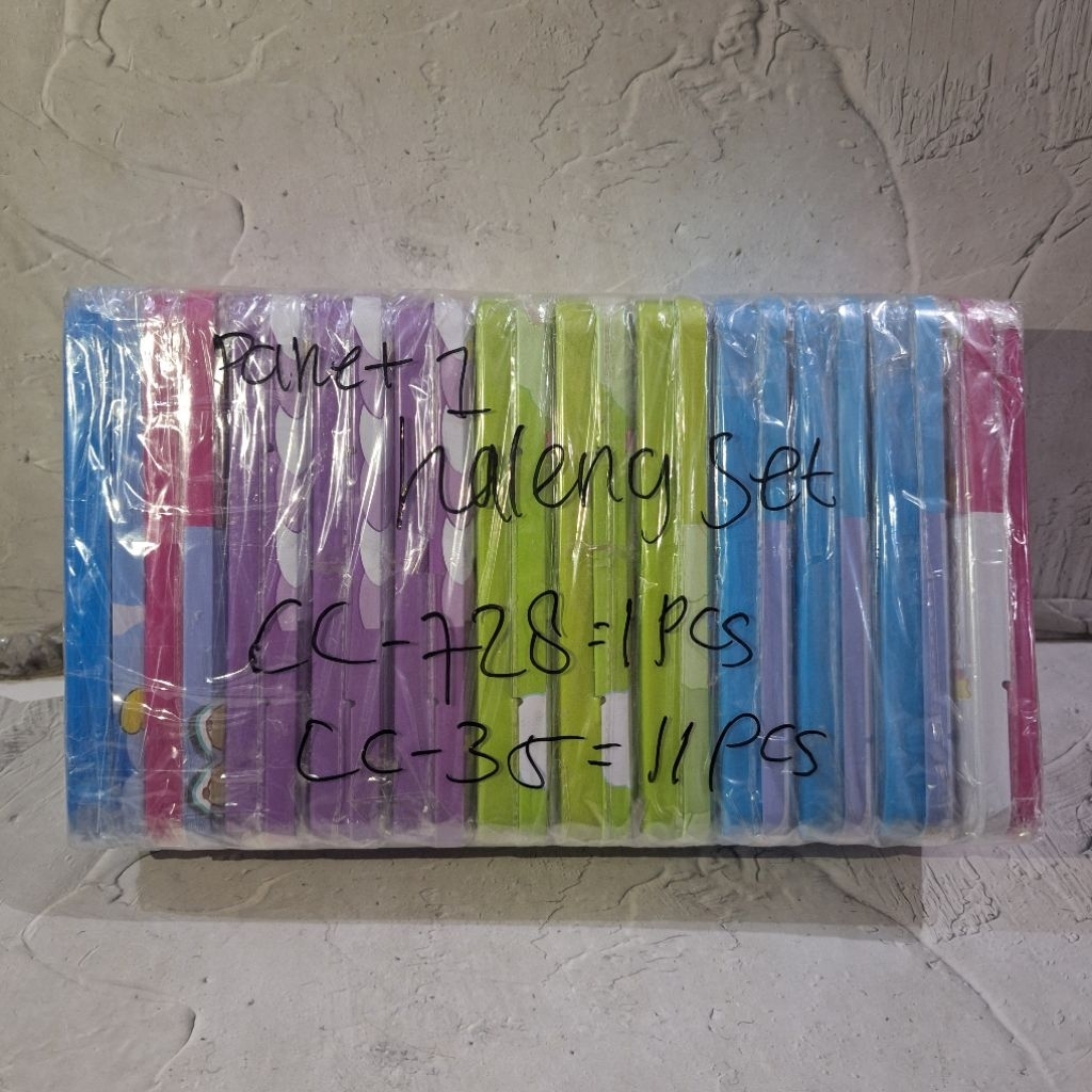 

(12 Pcs ) Kotak Pensil Kaleng Set CC-35/B-728 Campur