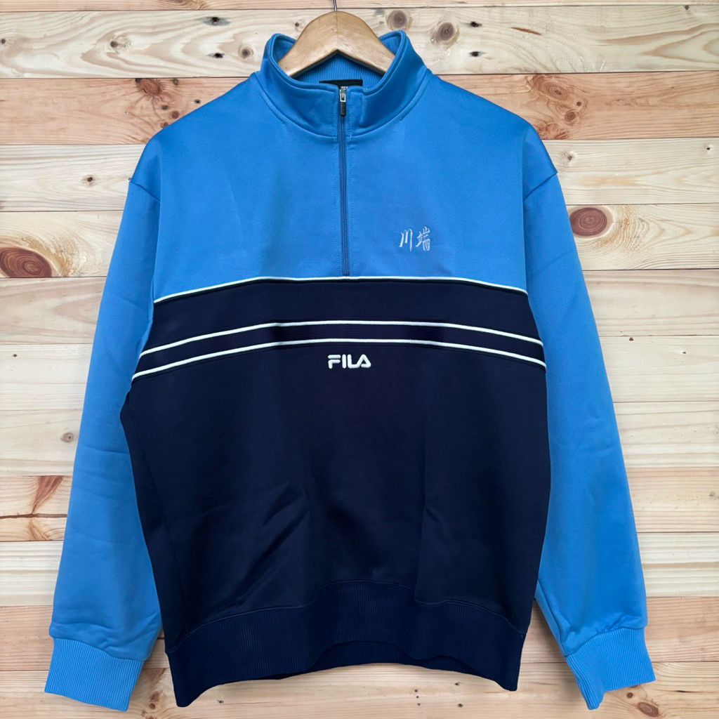 Jaket Tracktop Fila Two Tone - Second Very Good Condition Untuk Pria & Wanita