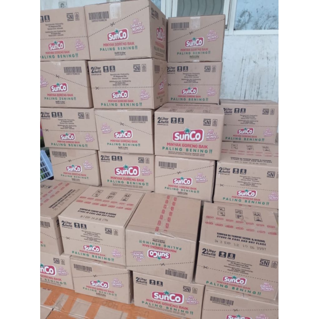 

Paket 2 dus minyak Sunco 2L dan lainnya khusus instan