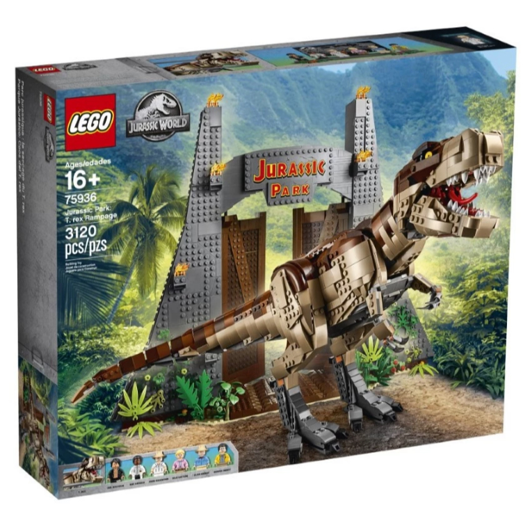 LEGO JURASSIC WORLD 75936 Jurassic Park: T. rex Rampage