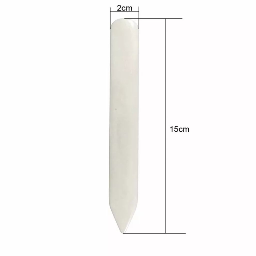 

MilL Bone or Stainless Stick Folding Leather Tools Paper Folder Origami
