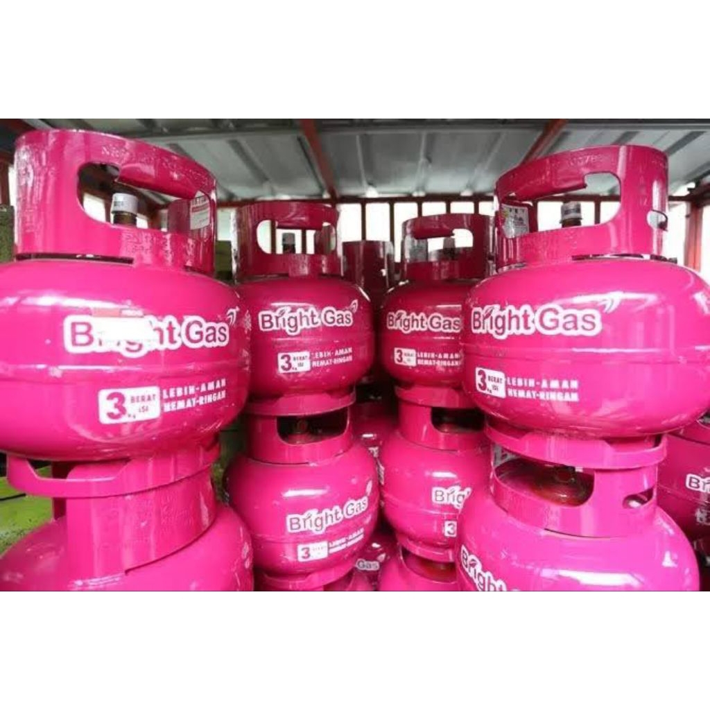 Bright gas kosong 3kg ( chat dahulu sebelum pesan)