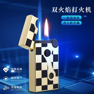 Mancis Korek Api Dual Api Jobon 360 Jet Torch Plus Api Lilin Gas jobon Lighter korek gas bisa di isi