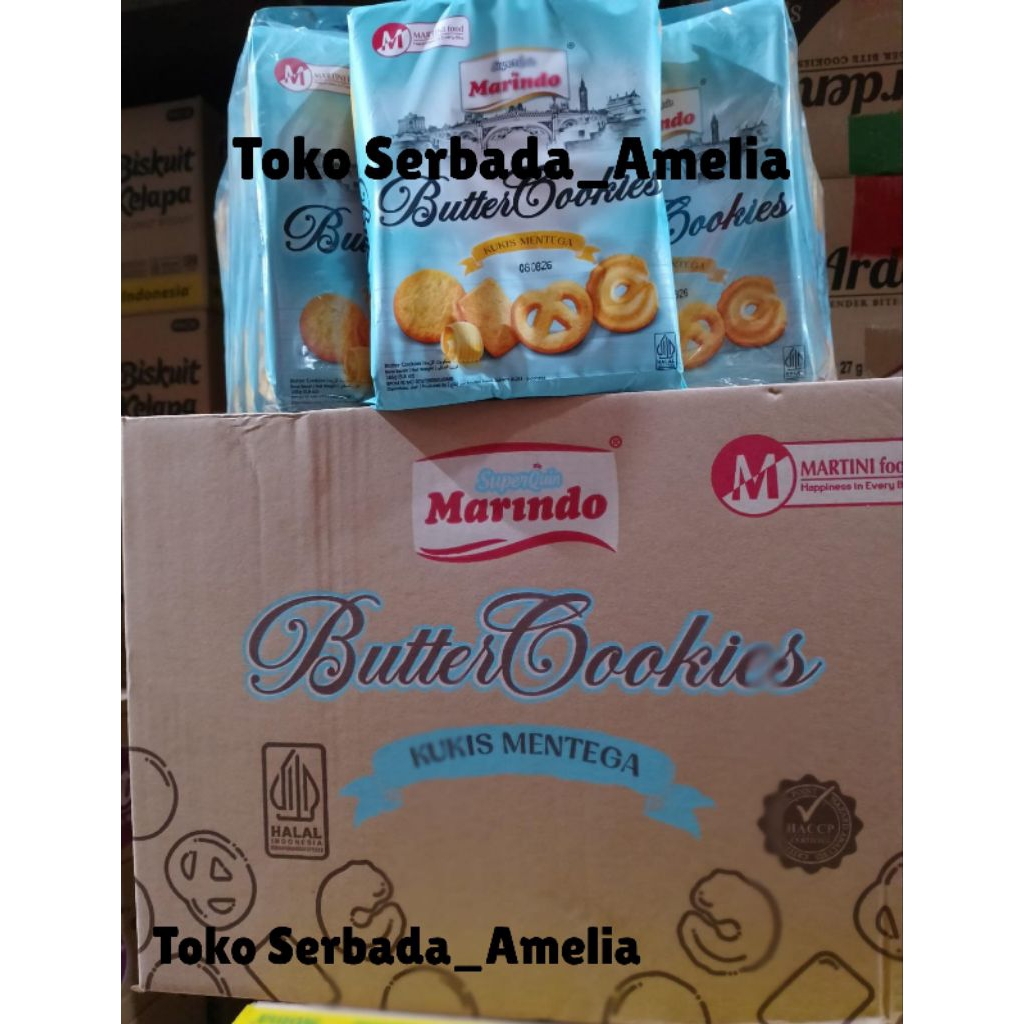 

Jajan Hajatan Premium Marindo Butter Cookies/Kukis Mentega [Harga Satuan] @165gr