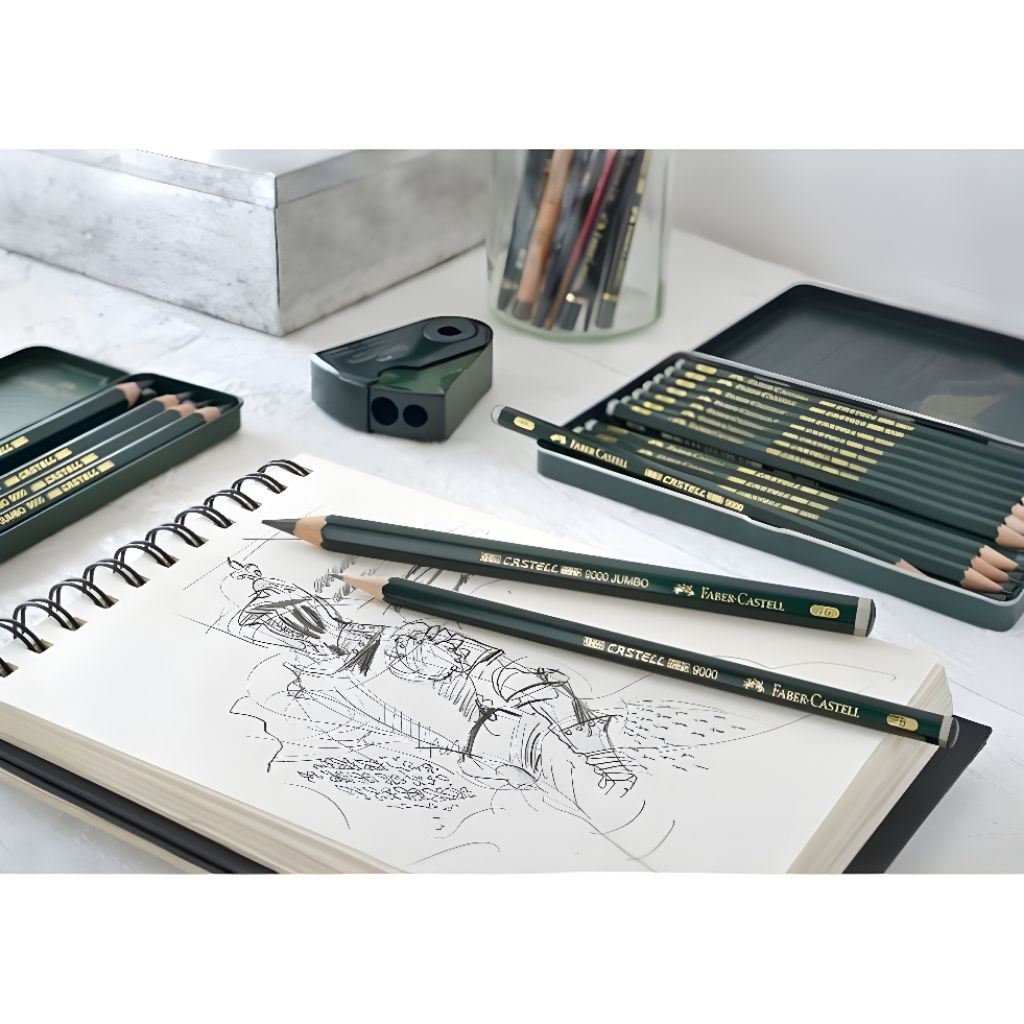 

pensil Faber Castell 2B pensil warna hitam,biasa digunakan untuk ujian.
