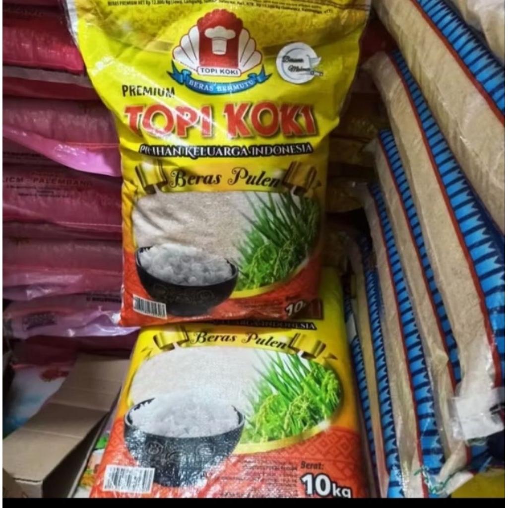 beras topi koki 10kg beras premium 10kg