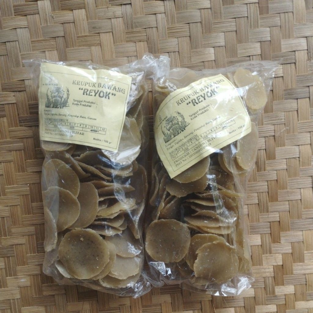 

Kerupuk bawang cap reyok langsung goreng tanpa dijemur