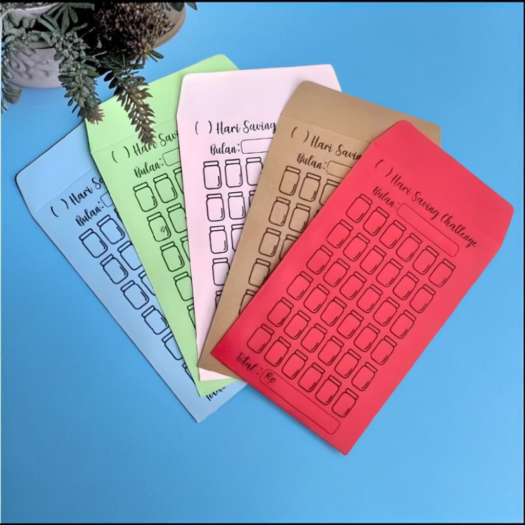 

AMPLOP TARGET / SAVING CHALLENGE / MENABUNG / TABUNGAN / 30 HARI / TANTANGAN MENABUNG SAVING CHALLENGE MONEY AMPLOP.