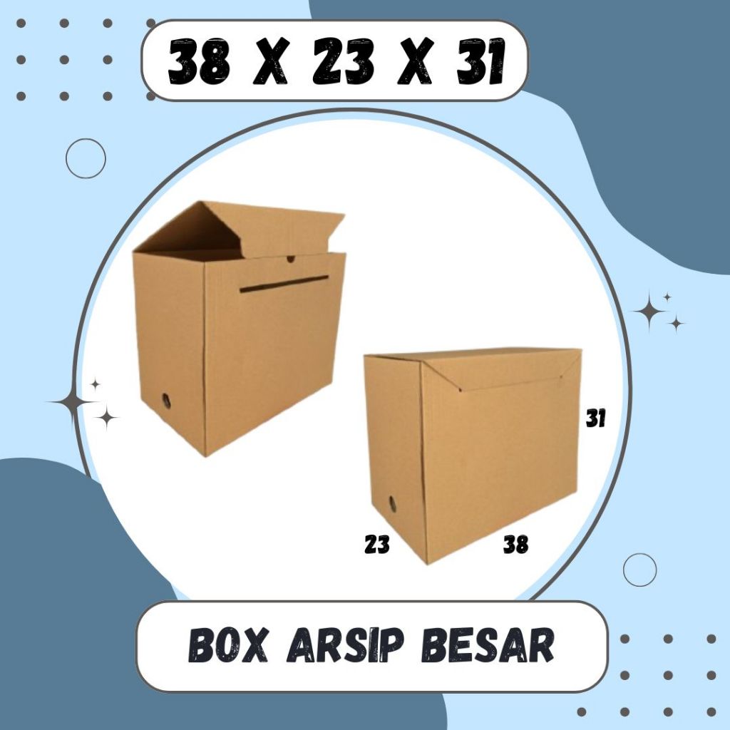 

Box Arsip Besar 38x23x31 Kardus Arsip Dus Packing/polos/Arsip/File/filebox/arsipbox/box Dokumen