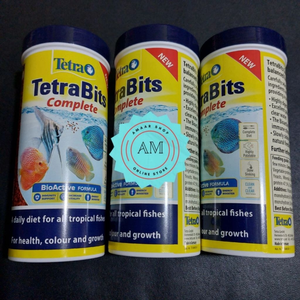 TETRA BITS 93GR 300ML / MAKANAN IKAN TETRA BITS