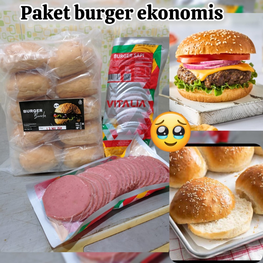 

PAKET BURGER, BEEF, BAKSO, KENTANG, NUGGET VITALIA