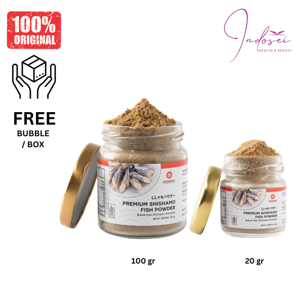 

Shishamo Powder 100g | Jepangsei Premium | Bubuk Ikan Shishamo | Bumbu Kaldu MPASI 100% Ikan Telur