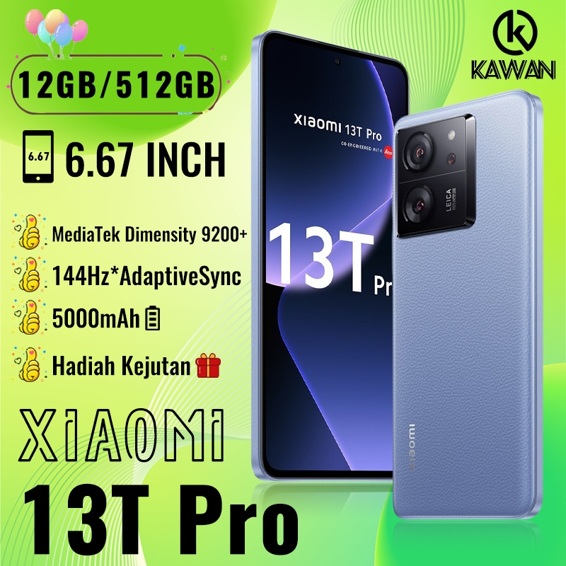 XIAOMI 13T PRO 12+512GB BARU NO SECOND  LEICA VARIO-SUMMICRON AMOLED 144Hz 5000MAH NEW PHONE 13T PRO
