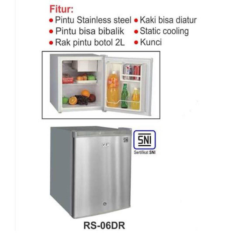 Gea kulkas portable mini bar gea rs06dr kulkas mini portable gea