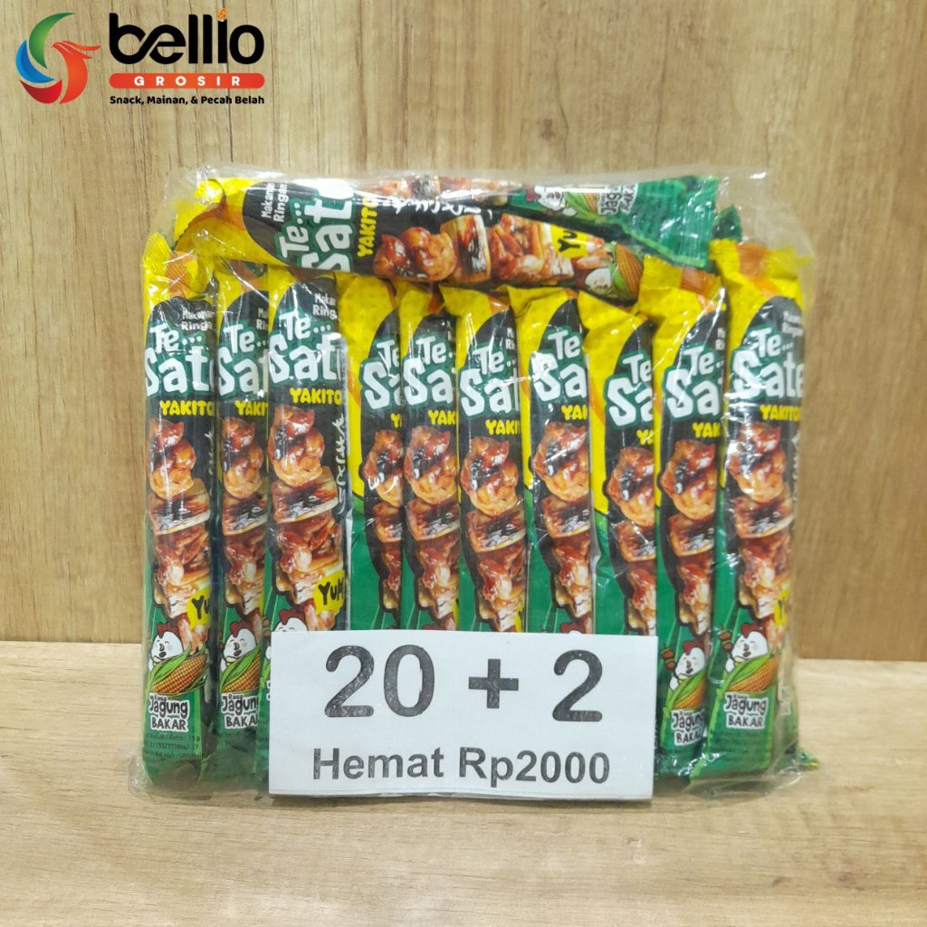 

Te sate Yakitori sapi panggang 20+2