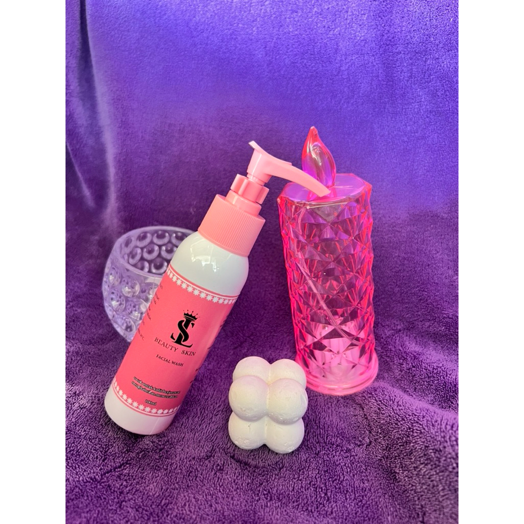 FACIAL WASH LS BEAUTY SKIN PEMBERSIH JERAWAT DAN FLEK HITAM ( MENGELUPAS)