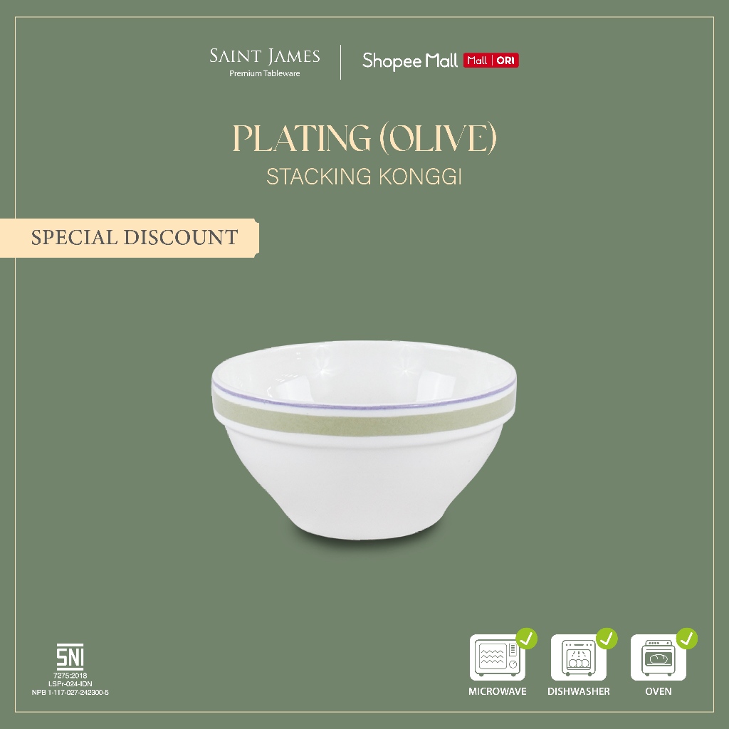 Saint James Konggi Plating - Mangkuk