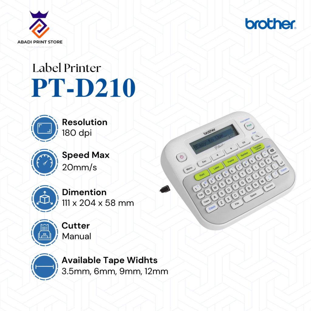 

Printer Label Brother PT-D210