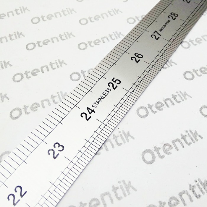 

Penggaris Besi 100 CM - 1000 MM - 1 Meter - Steel Ruler 40 Inch