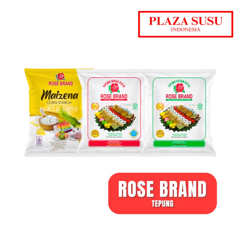 

TEPUNG ROSE BRAND MAIZENA CORN STARCH TEPUNG BERAS RICE FLOUR TEPUNG PULUT TEPUNGKETAN
