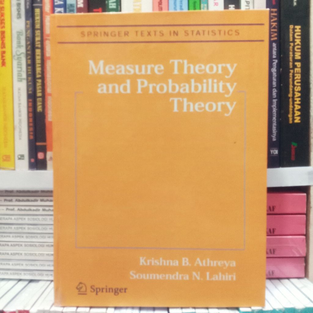 BUKU MEASURE THEORY AND PROBABILITY THEORY